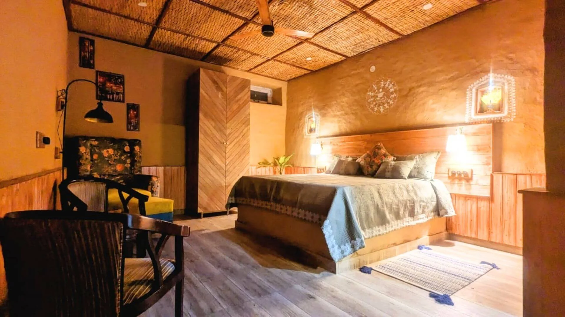 Eco-friendly mud house villa near Dharamshala & Palampur surrounded by nature, offering a peaceful, sustainable mountain stay at Quaint Stays.